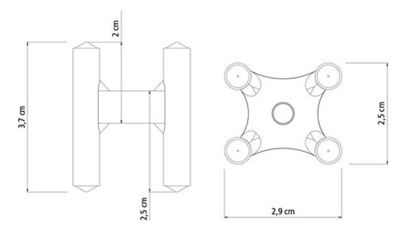 Espaçador Plástico Tipo Cadeirinha Tramontina 20 X 25 Mm 1