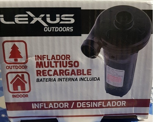 Inflador Multiuso Recargable Lexus 12 Volts Hs-218 1