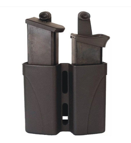 Portacargador Doble Polimero Fijo Nivel Seguridad 2 Rescue Correaje Policial 0