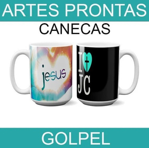 107 Artes Canecas Cristã Gospel Evangélica Prontas Para Uso 0