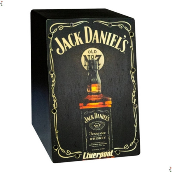 Mini Cajon Acústico Liverpool Caj Jd Jack Daniels 1