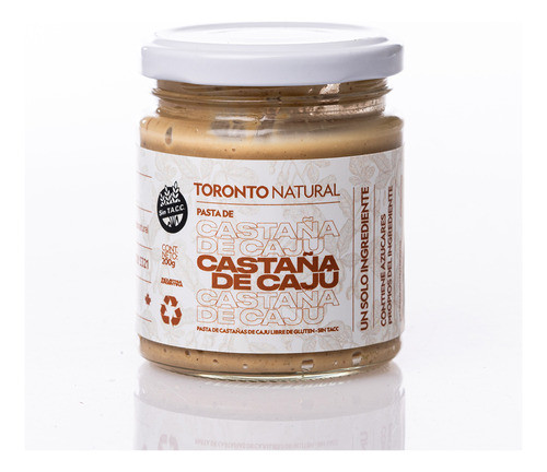 Pasta De Castaña De Cajú 200gr. Toronto Natural 0