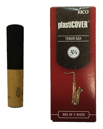 Caña Para Saxo Tenor Plasticover Rico N°3 1/2 Musicapilar 0