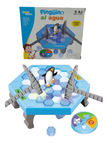 Juego De Mesa Rompe Hielo Pinguino Crazy Ice 0