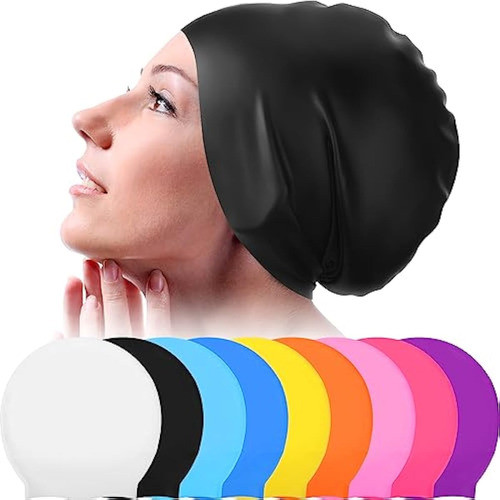 Handepo 9 Piezas De Gorro De Natación Para Mujeres 0