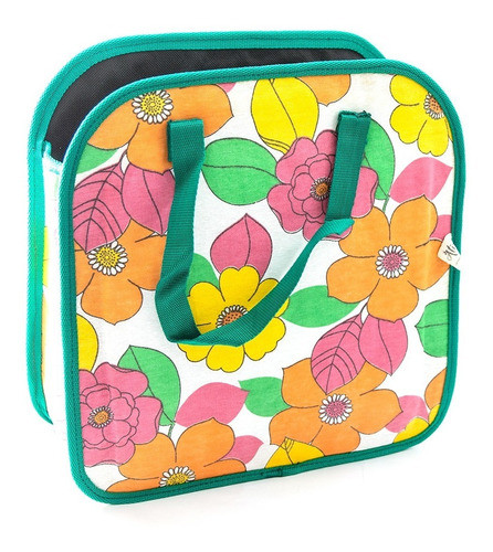 Bolso Matero Estilo Cartera De Tela Y Base Rígida. 1