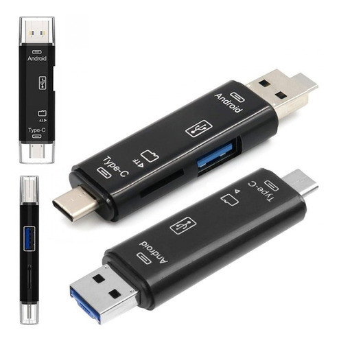 Adaptador Otg Usbc Tipo C 3.1 A Usb 3.0 Micro-usb Micro-sd ® 0