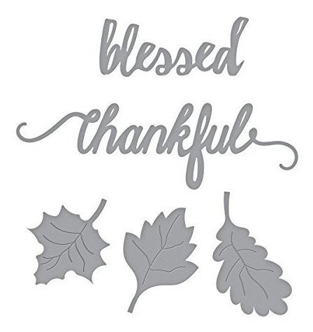Spellbinders Die Dlites Hojas De Otoño Etchedwafer Thin Die 0