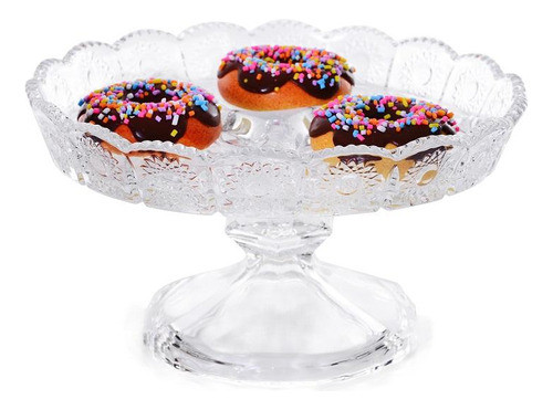 Petisqueira Com Pedestal 10x19cm Vidro 0