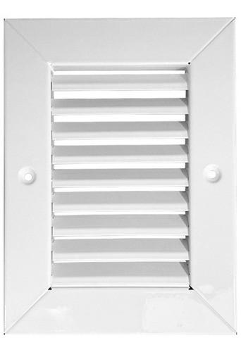 Rejilla Ventilacion Baño 10x15 Acero Inox.final 15x20 Blanca 0