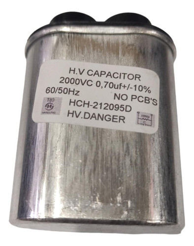 Capacitor Para Microondas 70uf 2000vac Electrolux 0