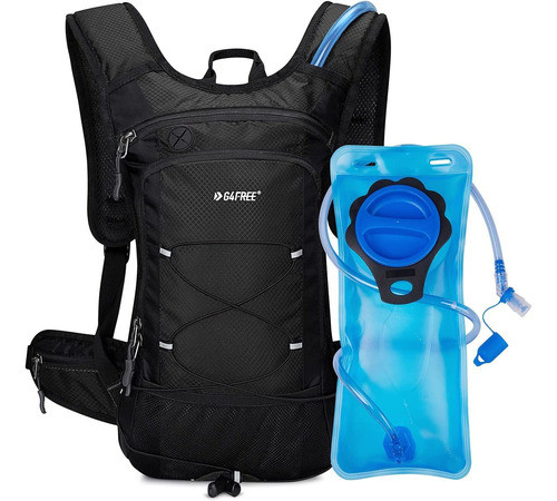 Mochila Senderismo Negra Hidratacion 2l G4free 0