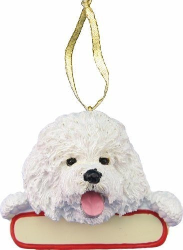 Bichon Frisé Perro De Papá Noel Pal Árbol De Navidad 0