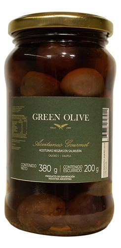 Aceitunas Negras N° 00 X 480 Gr. Esc. Vidrio 0