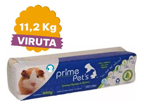 Viruta Sanitaria Para Conejos Y Pequeñas Mascotas 11.2 Kg 0