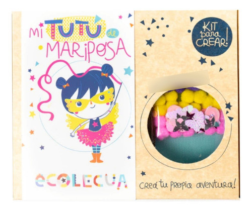 Kit Para Armar Manualidades Tutu Mariposa Infantil Disfraz 0