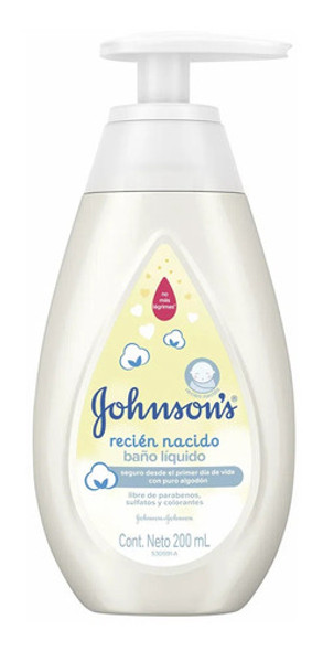 Jabon Johnson's Liq Recien Nacido 200 0