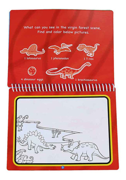 Acqua Libro De Animales Mágicos Con Pintura Y Agua 1