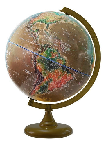 Globo Terrestre Giratório Político Histórico 30cm Diâmetro 0