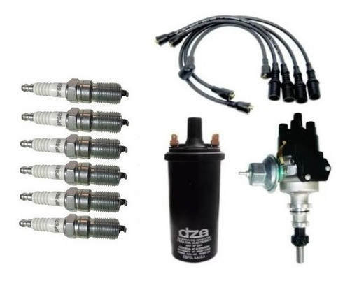 Kit Distribuidor Bobina Cables Y Bujias Falcon F100 Maxecono 0
