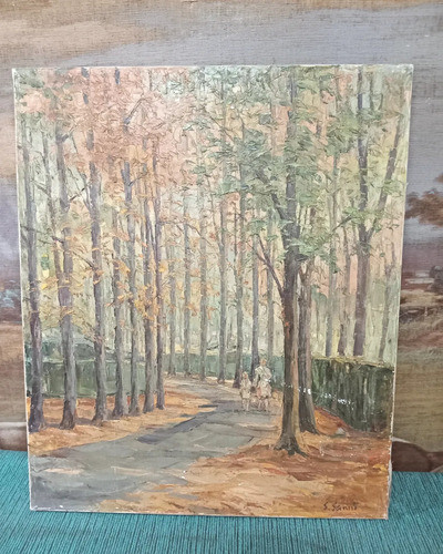 Óleo Sobre Tela Del Autor Sergio Sanni. Camino 0