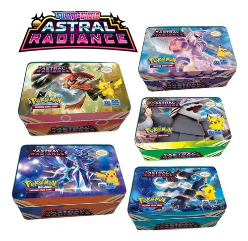 Pack Cartas Pokémon Tcg Sword & Shield Set En Lata X2 0