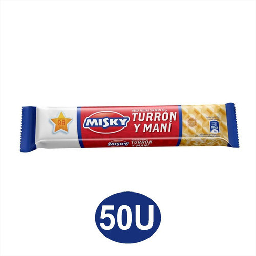 Turron De Mani Misky X 50u - Sweet Market 1