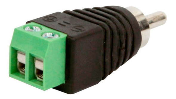 Adaptador Ficha Rca Macho Con Bornera Conversor Rca A Utp 0