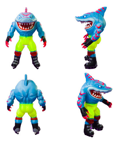Muñeco Coleccionable Streex De Street Shark 15 Cm 1