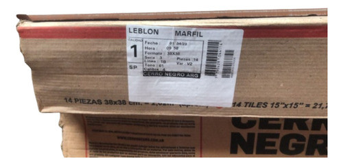 Ceramica Cerro Negro - 38x38 - Liquidacion Stock! - 1eracal 1
