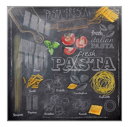 Revestimiento De Vidrio Pizzarra Pasta  60x60 - Piu Digitale 1