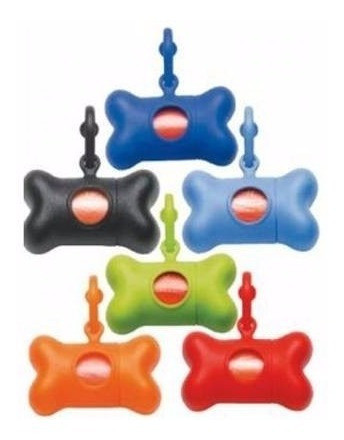 Hueso Huesito Porta Bolsa Perro +2 Repuestos De Regalo 1