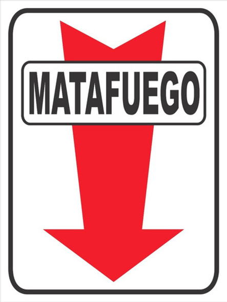 Cartel Matafuego 15x21 Cm Plástico Alto Impacto Oferta!!! 0