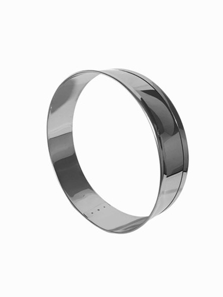 Aro Modelador De Massa Torta Bolo Biscoito 25 X 5 Inox 1