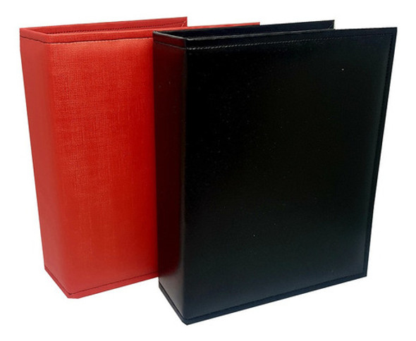 Kit 2 Albuns Couro 10 Cores 10x15/500 Fotos 1000 Total 24h 0