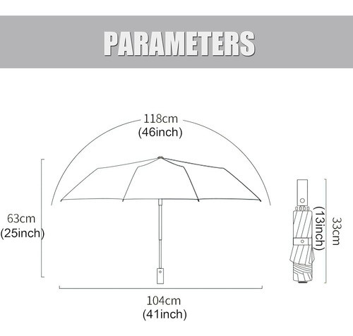 Paraguas De Viaje Mosafe, Paraguas Plegables Automáticos A P 1