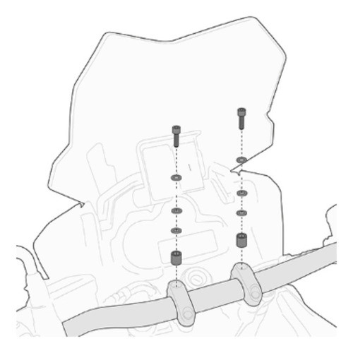 Kit Montaje S900a S901a Moto Gps 02skit Givi Rider Pro ® 0