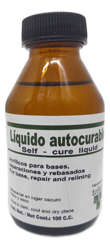 Monomero Líquido Autocurable Acrílico Para Base X100ml 0