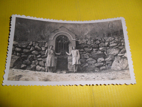 Antigua Foto Fotografia Ermita Gruta Virgen Reja 0
