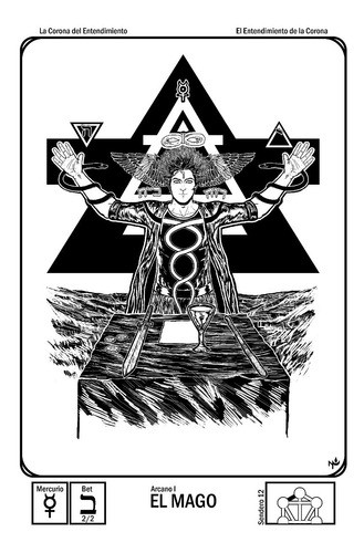 Lamina Poster De Tarot. 01- El Mago 1