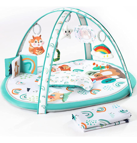 Baby Play Gym, Ibabejoy Stage Based Play Gym Con 2 Fundas De 0