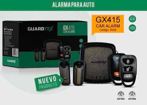 Alarma Auto Guardtex Gx-412 Volumétrica Full 2 Controles 0
