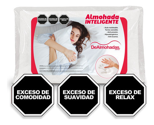 6 Almohadas Inteligentes 70x40 + 6 Fundas - Dealmohadas 1