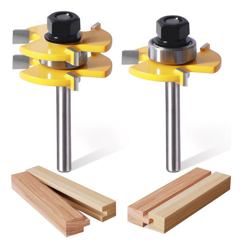 Conjunto De Broca De Router En Forma De T, Mango De 635 Mm 0