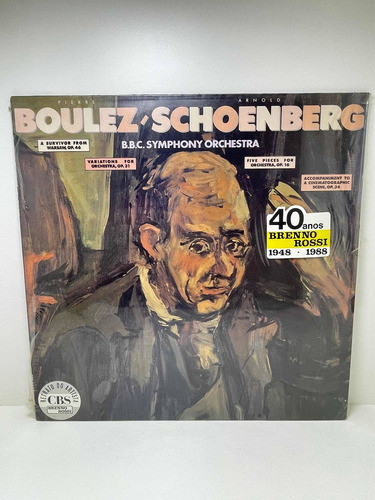 Lp Vinil Boulez - Schoenberg - Bbc Symphony Orchestra 0