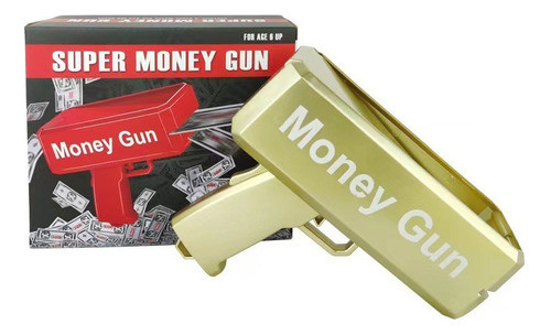 Gun Lança Notas Em Dinheiro Super Gun Fiesta Money Rain 0
