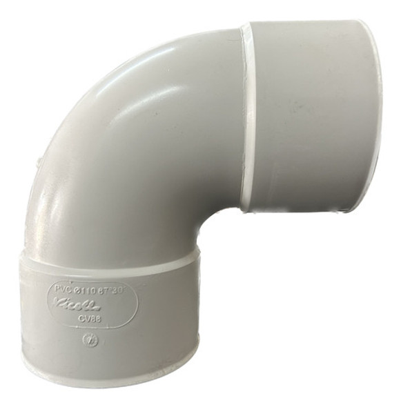 Codo De Pvc 110mm H-h 3.2mm Nicoll Aprobado Sanitaria Bel-la 0