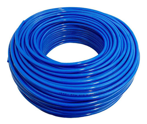 90 Metros Mangueira Tubo De Ar Poliuretano 6 Mm Pu Azul 0