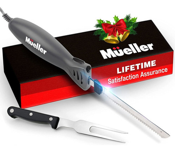 Faca Elétrica Mueller Austria, Aço Inoxidável, Cinza 0