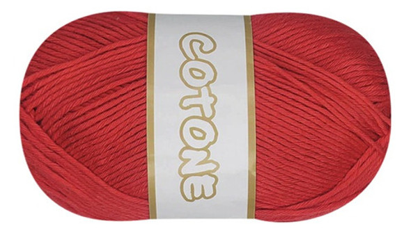 Hilo De Algodón Cotone Ovillo Semi Grueso Colores Pack X5 0